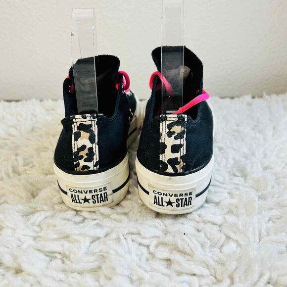 Converse  Low Top Sneakers Canvas Black Size US 5.5 - Picture 4 of 9